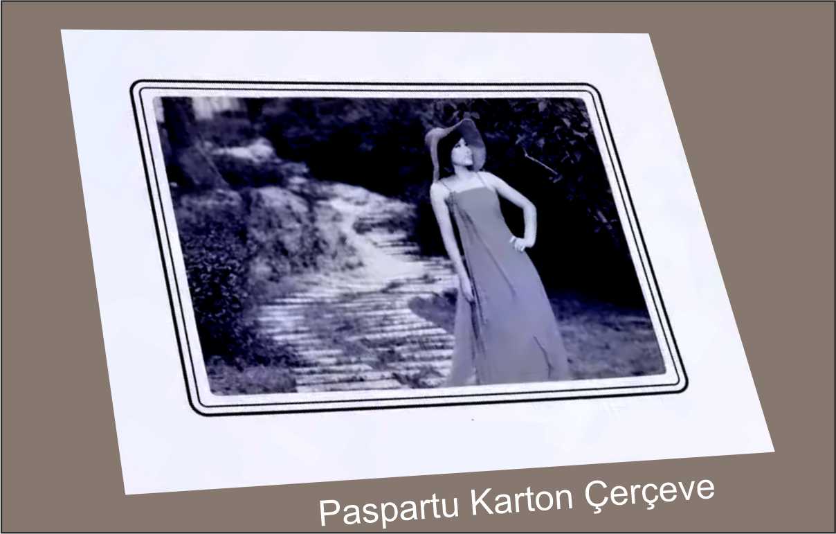 Parpartu - Paspartu Kartonu - 15x21 Paspartu Kartonu - 15x21 Paspartu Çerçeve - Paspartu Çerçeve